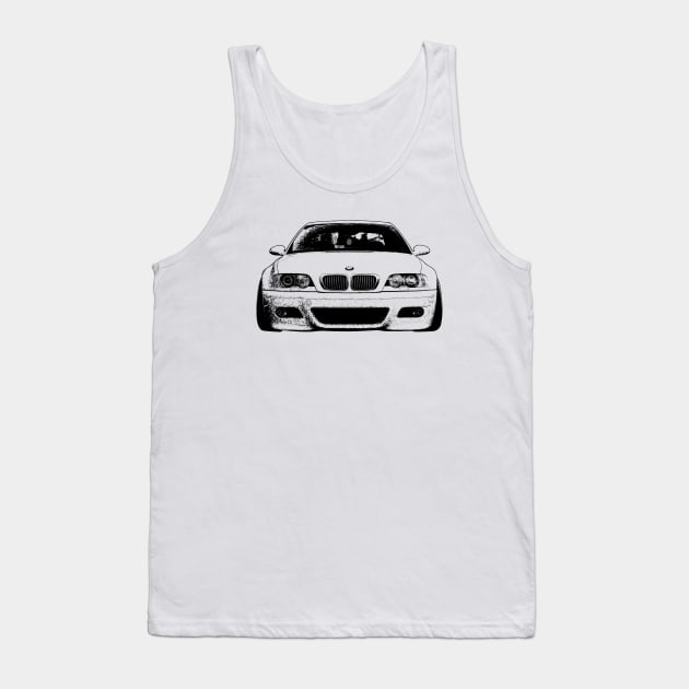 BMW E46 Sketch Art Tank Top by KAM Std